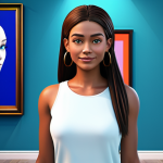 Personalized Digital Avatar**

"A fully clothed digital avatar with unique features and stylish, modest clothing, standing in a vibrant digital art gallery. The avatar is posing confidently. Background shows abstract digital paintings. Perfect anatomy, correct proportions, natural pose, well-formed hands, proper finger count, natural body proportions, high quality, professional, appropriate content, safe for work."

**