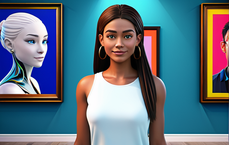 Personalized Digital Avatar**
"A fully clothed digital avatar with unique features and stylish, modest clothing, standing in a vibrant digital art gallery. The avatar is posing confidently. Background shows abstract digital paintings. Perfect anatomy, correct proportions, natural pose, well-formed hands, proper finger count, natural body proportions, high quality, professional, appropriate content, safe for work."
**